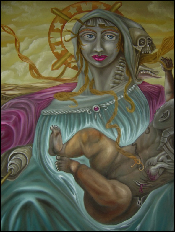 Post-Modern Madonna and Pieta (detail 4)