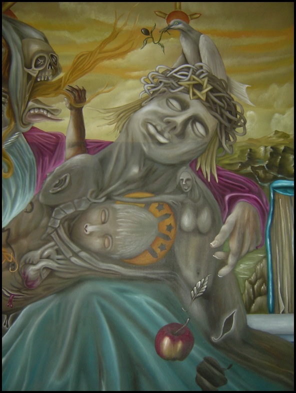 Post-Modern Madonna and Pieta (detail 6)